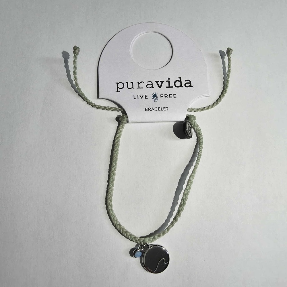 Pura Vida Silver and Gray Bracelet
